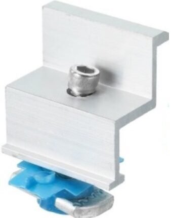 Solarix End Clamp 40mm ELL Solar Panel Mounting