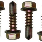 Solarix Hexagon Head Self Tapping Screw Pack of 4
