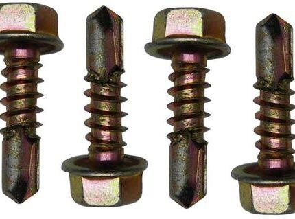 Solarix Hexagon Head Self Tapping Screw Pack of 4
