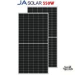 Solarix JA 550W Mono Crystalline Half Cell Solar Panel