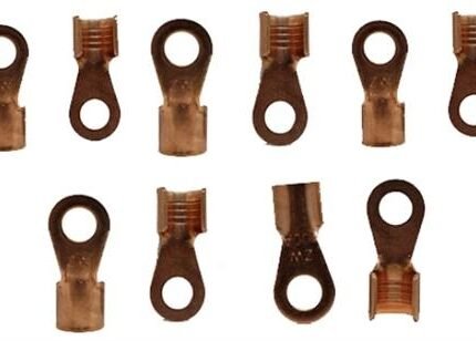 Solarix Non Insulated Copper Cable Battery Lug 25 x 8mm