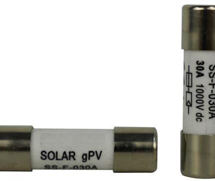 Solarix 30A 38mm x 10mm Solar Photovoltaic Fuse