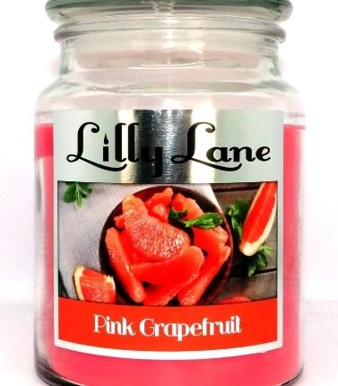 Lilly Lane Grapefruit Scented Candle Large Lidded Mason