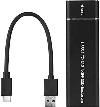 UniQue M.2 NVME NGFF To USB C SSD Enclosure
