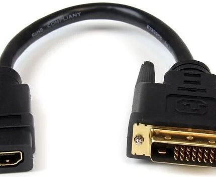 UniQue 30cm Female HDMI To Male DVI Cable