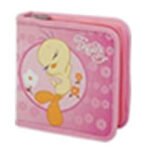 Tweety 40 CD Wallet Colour PINK Retail Box