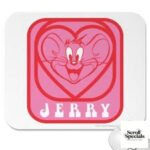 TJ Mouse Pad Colour: Pink with Flowers