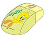 Tweety Optical USB Mouse Colour: Green