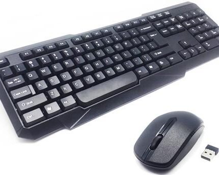 UniQue Wireless USB 104 Keys Standard US Layout Keyboard & Mouse Combo