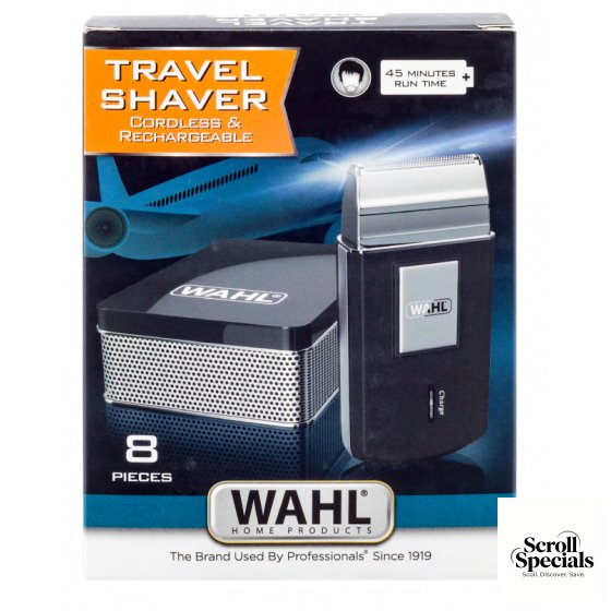 WT3615-1016 Wahl Rechargeble Travel Shaver Retail Box 1 year warranty - Image 1