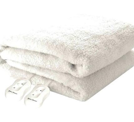 Pure Pleasure King Fullfit Sherpa Fleece Extra Length Electric Blanket