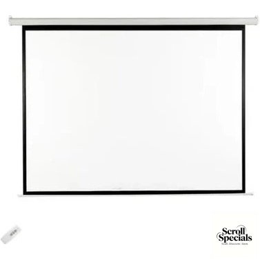 100EM169 HTPNEO 100 Inch Electronic Projector Screen with Remote - Image 1