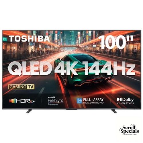 100Z670NN Toshiba 100 inch Z670N Series 4K QLED Smart LED TV - Image 1