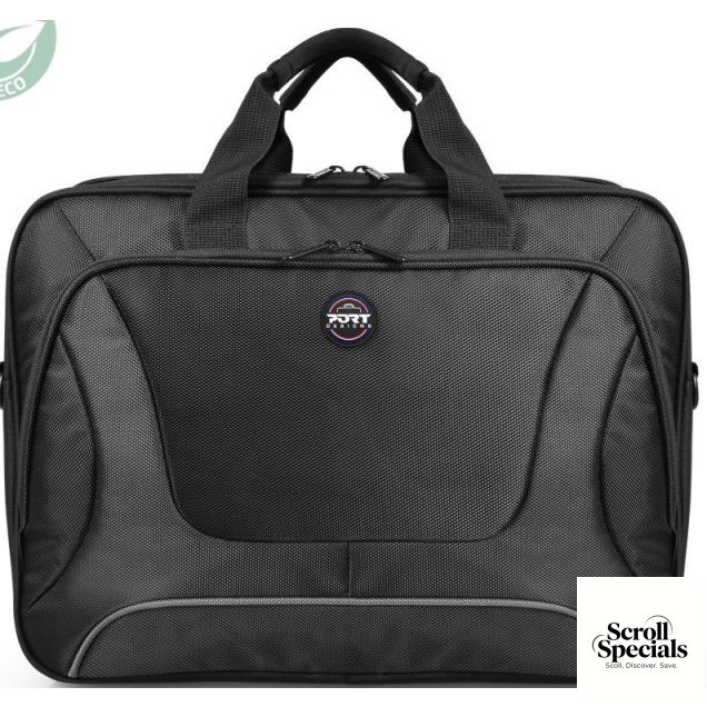 160514 Port Eco Courchevel 15.6 Inch Top Loader Notebook Bag - Image 1