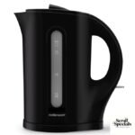 Mellerware Tugela 1.7L Black Cordless Plastic Kettle