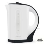 Mellerware Tugela 1.7L Black & White Cordless Plastic Kettle