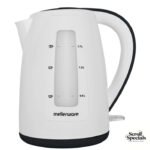 Mellerware Breede 360° Cordless Black & White 2L Plastic Kettle