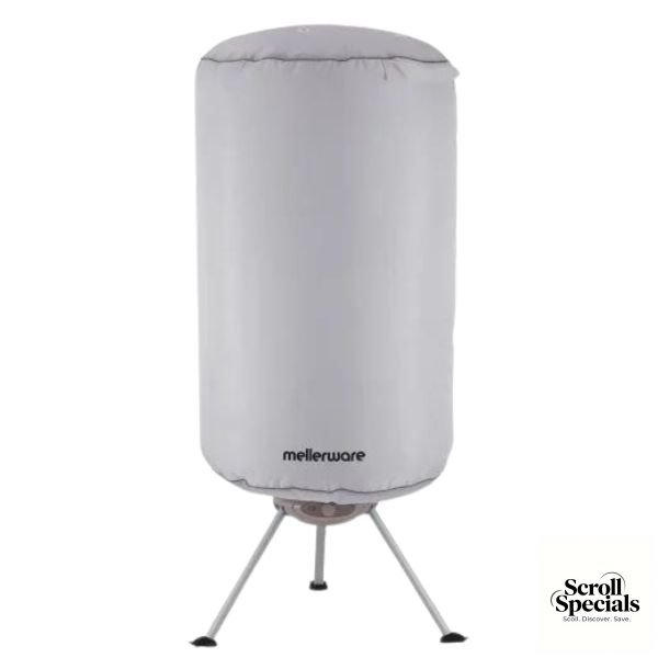 23700A Mellerware Easy Dry 15kg Aluminium Grey Clothes Dryer - Image 1