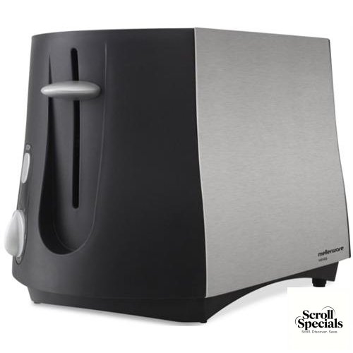 24250A Mellerware 2 Slice Stainless.Steel 800w Vesta Toaster - Image 1