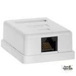 Netix RJ45 CAT6 Single Surface Mount Box