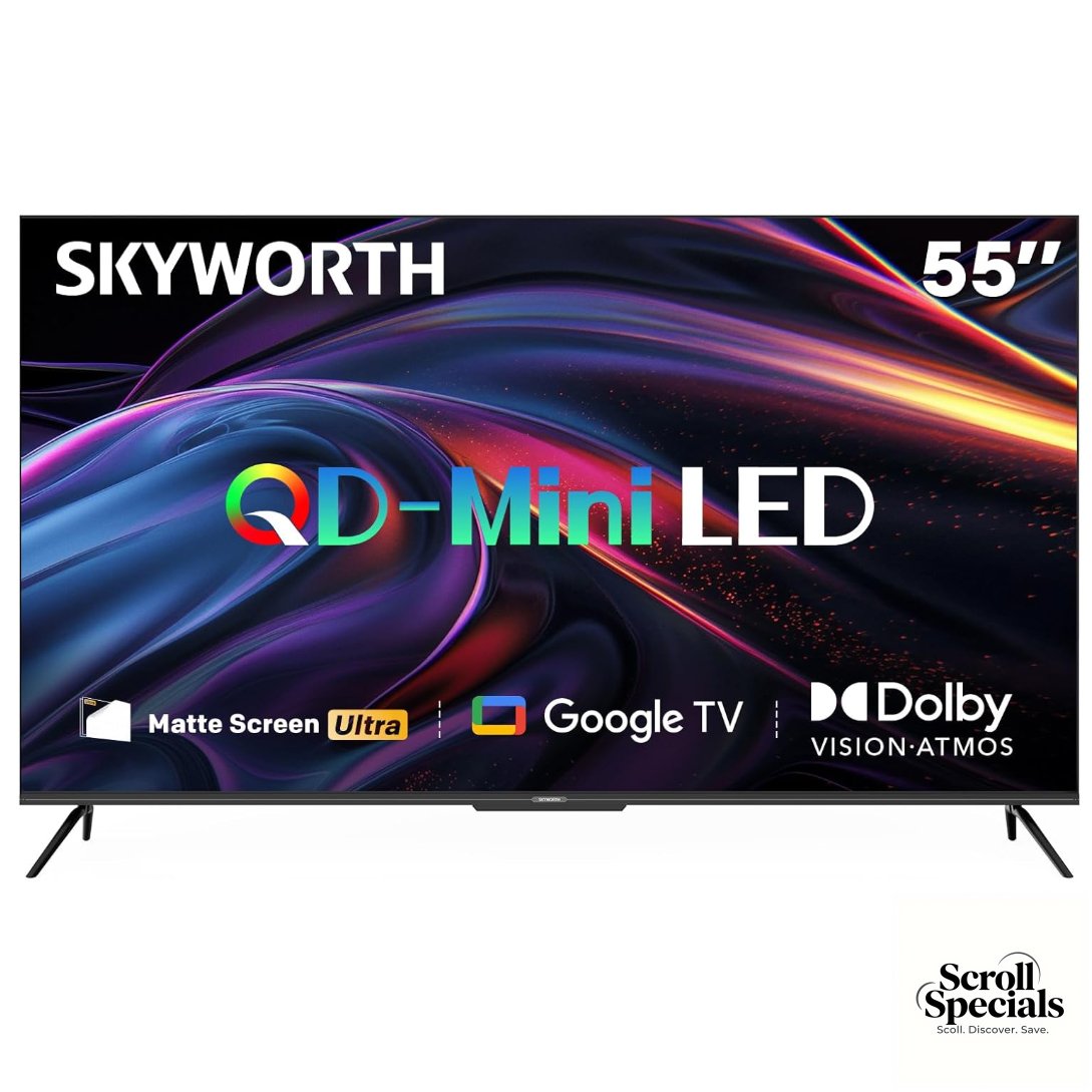 55Q6600K Skyworth 55 Inch UHD Q6600K QLED Google TV - Image 1
