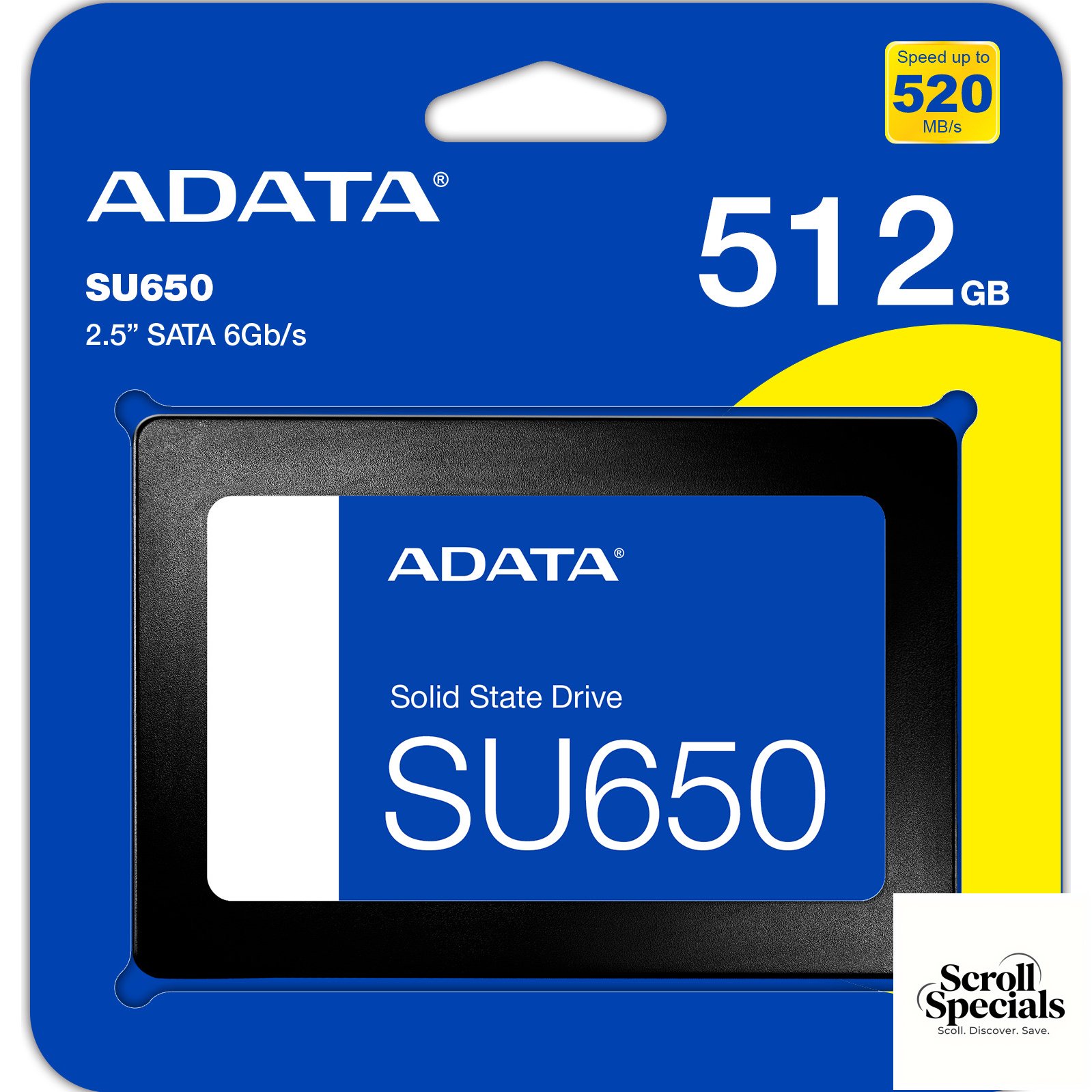 ASU650SS-512GT-R Adata SU650 Ultimate 3D NAND 512GB SATA SSD - Image 1