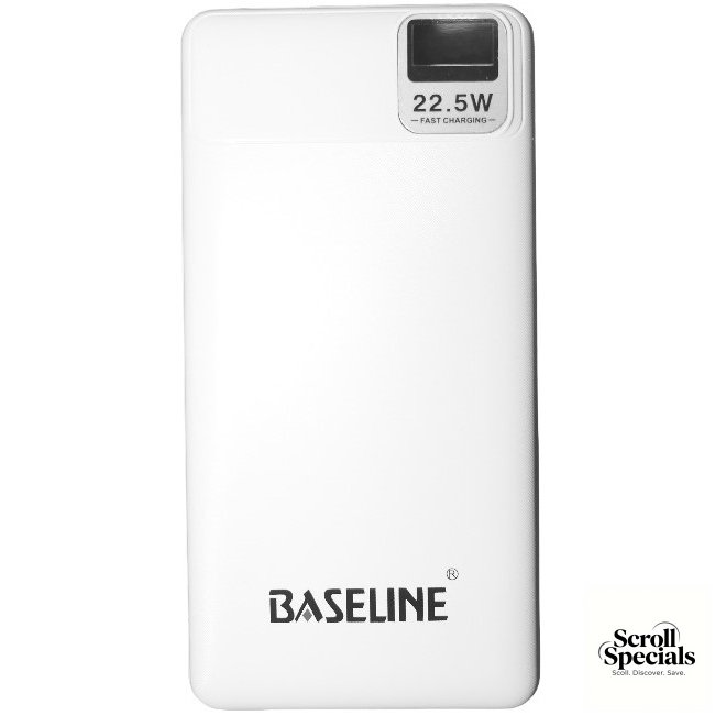 BL8120WHT Baseline 20000mAh Fast Charging Power Bank White - Image 1