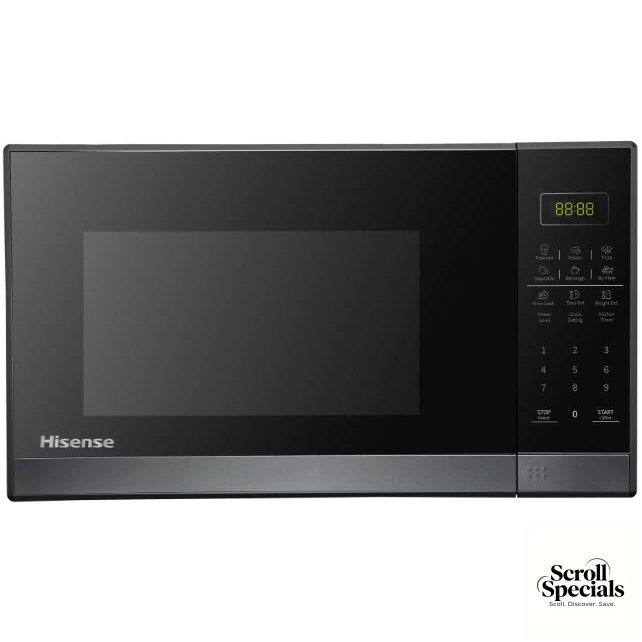 H37MOBS5X Hisense 37 Litre Electronic Black Microwave Oven - Image 1