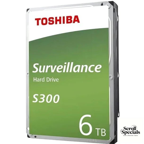 HDKPB06Z0A02S Toshiba S300 3.5-inch 6TB SATA III Surveillance Internal Hard Drive - Image 1
