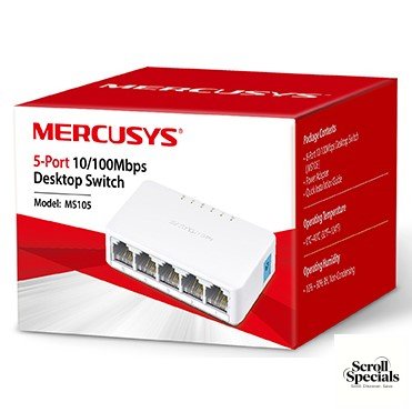 MS105 Mercusys 5 Port Desktop Switch - Image 1
