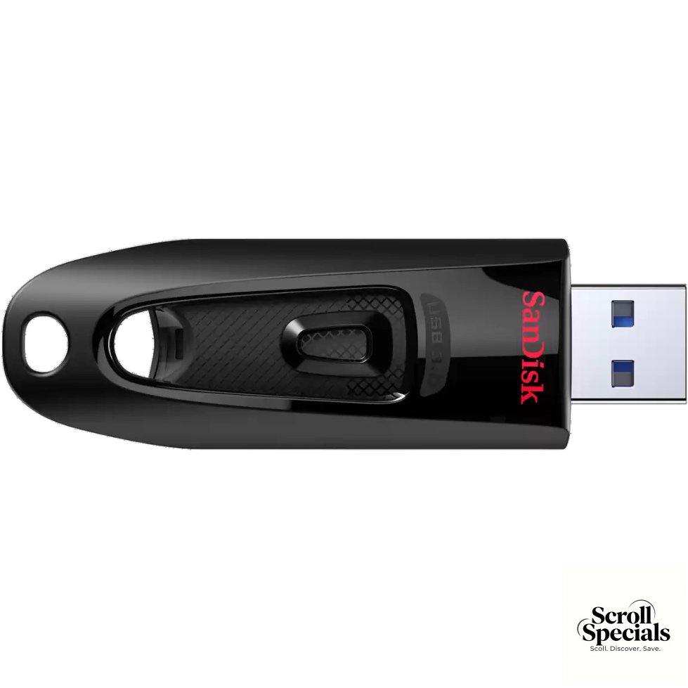 SDCZ48-128G-U46 SanDisk Ultra USB 3.0 128GB Flash Drive - Image 1