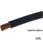 Solarix 16mm2 Battery Power Cable Per Metre Black
