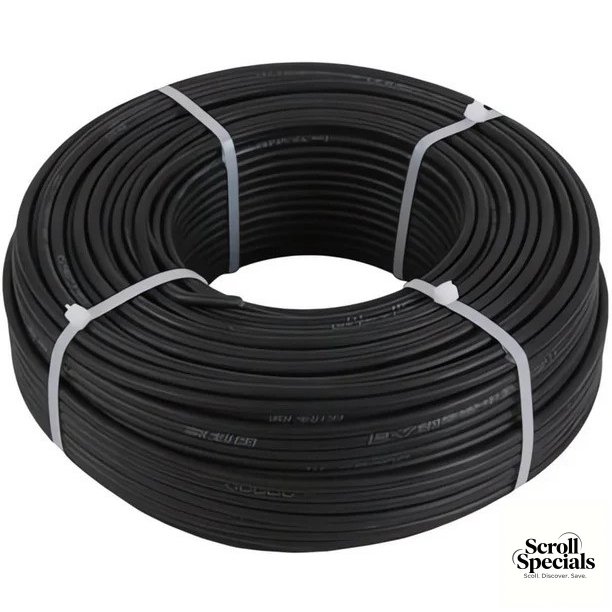 SOLSIRPV6MMBLKPM SOLARIX SOLAR PV CABLE 6MM2 BLACK PM - Image 1