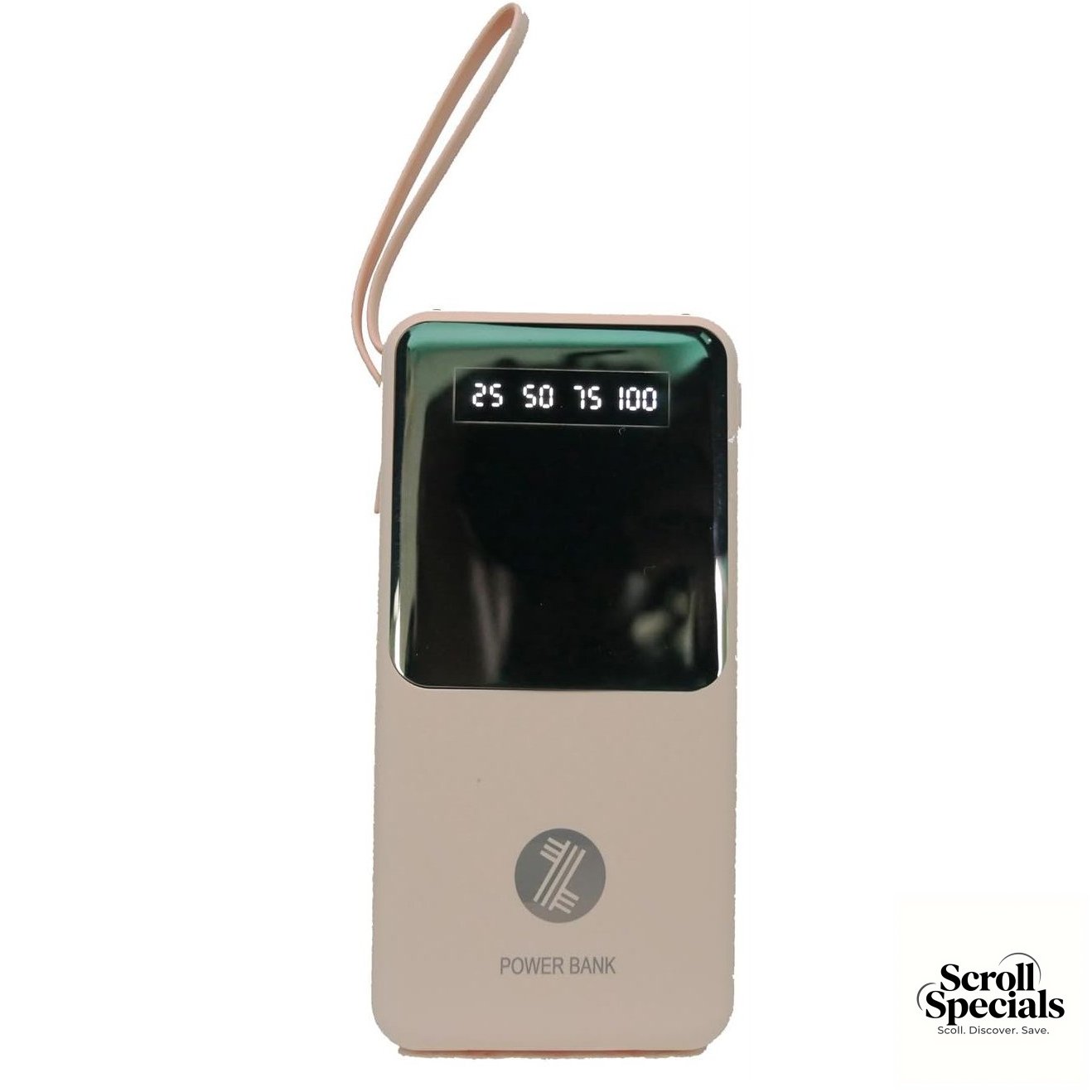 VGPBK10AHPNK Viaking 10000 mAh Light Pink Power Bank - Image 1