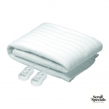 ZEPP152150 Pure Pleasure Queen Non Fitted White Electric Blanket - Image 1